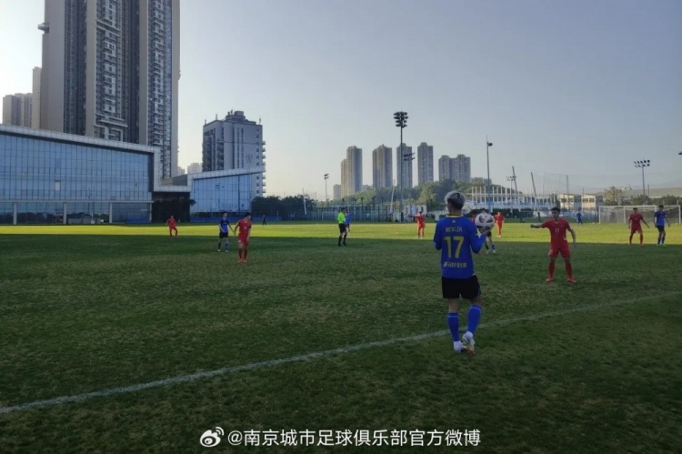 冬训|南京城市与朝鲜U20进行友谊赛,最终以1-1的比分握手言和